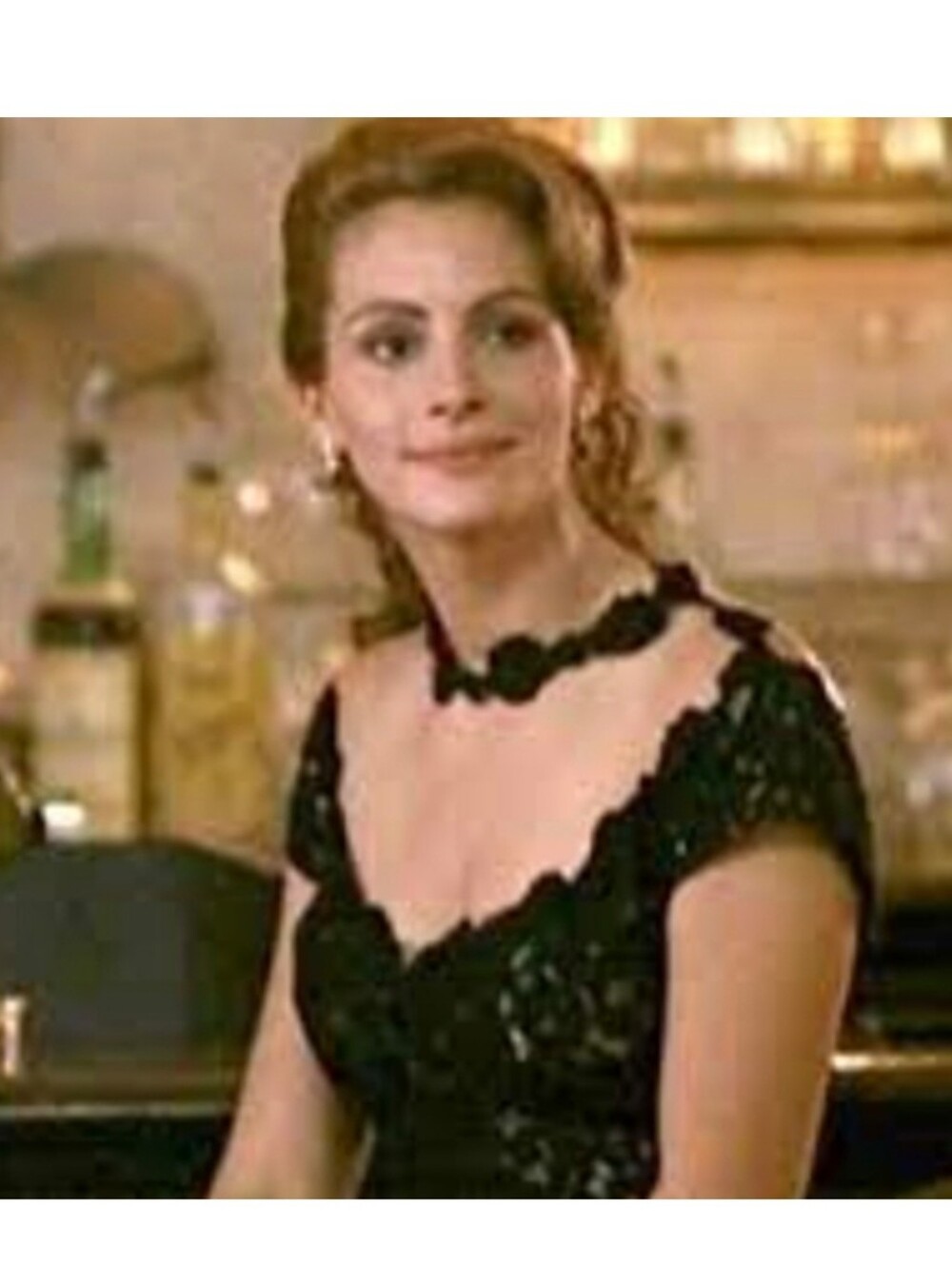 Vintage Molly Malloy For All That Jazz Lace Choker Bardot Dress